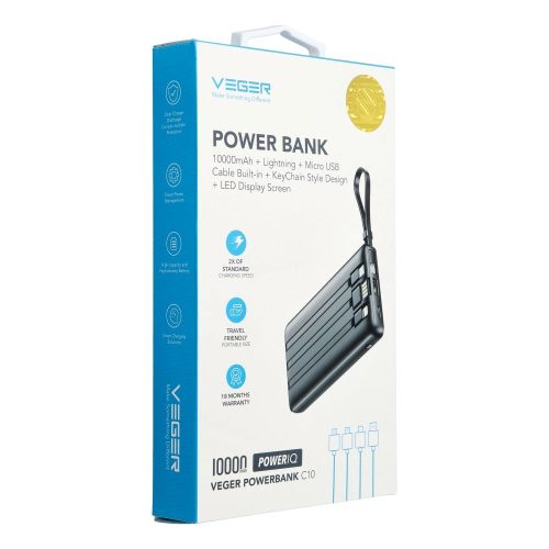 Baterie Externa VEGER C10 – 10000mAh – W1116