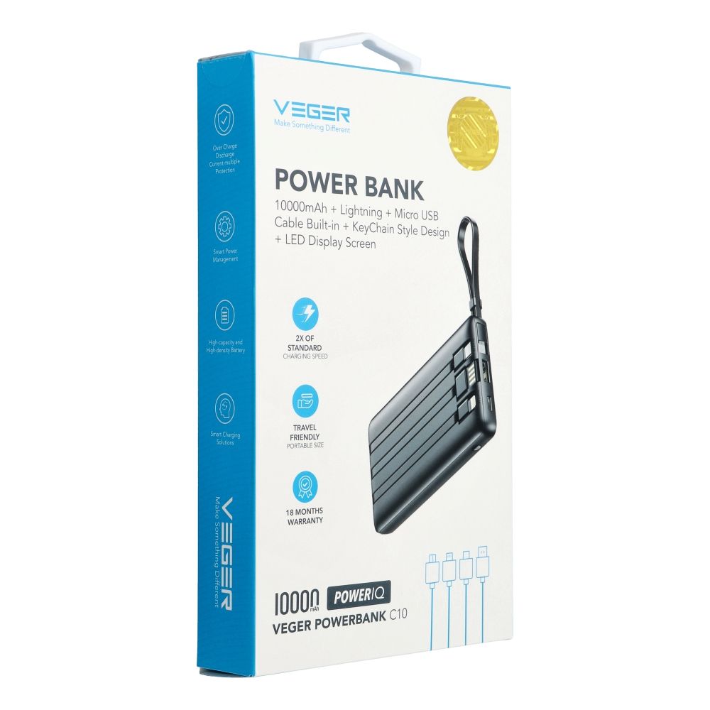 Baterie Externa VEGER C10 - 10000mAh - W1116
