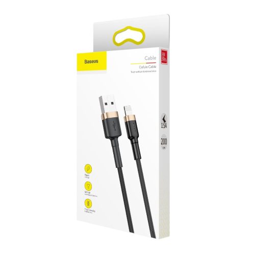 CABLU INCARCARE BASEUS USB-A – Lightning 1.5A – 2M – CALKLF-CG1