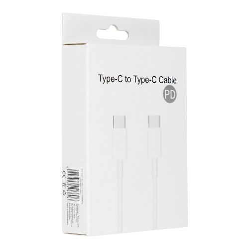 CABLU INCARCARE USB-C – USB-C – 1M 3A – Alb – C293