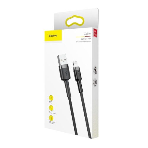 CABLU INCARCARE BASEUS USB-A – Lightning 2A – 3M – CALKLF-RV1