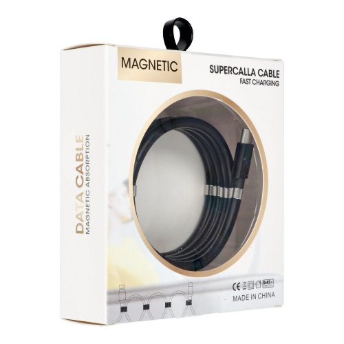 CABLU INCARCARE REMAX USB-A – LIGHTNING magnetic 3A RC-102i Negru