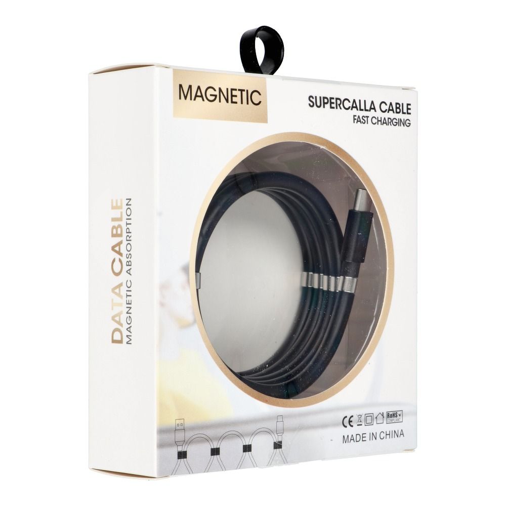 CABLU INCARCARE REMAX USB-A - LIGHTNING magnetic 3A RC-102i Negru