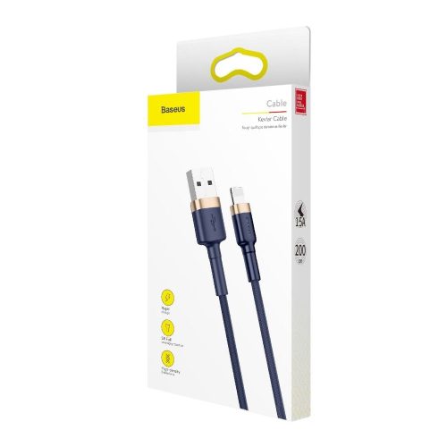 CABLU INCARCARE BASEUS USB-A – Lightning 1.5A – 2M – CALKLF-CV3