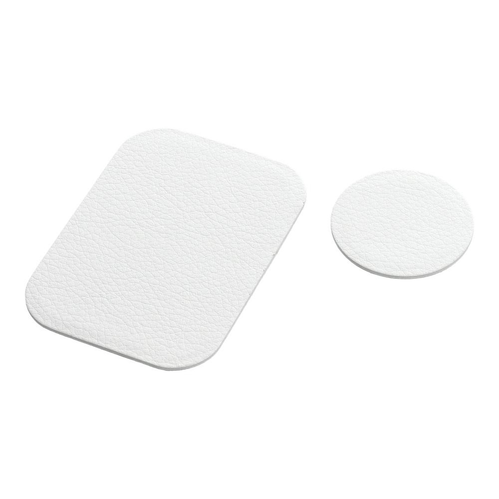 Metal pentru Car Holder - Piele Alb - imagine 2