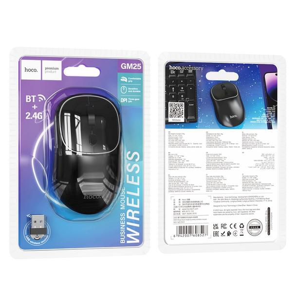 MOUSE WIRELESS GOCO GM25 NEGRU - imagine 4